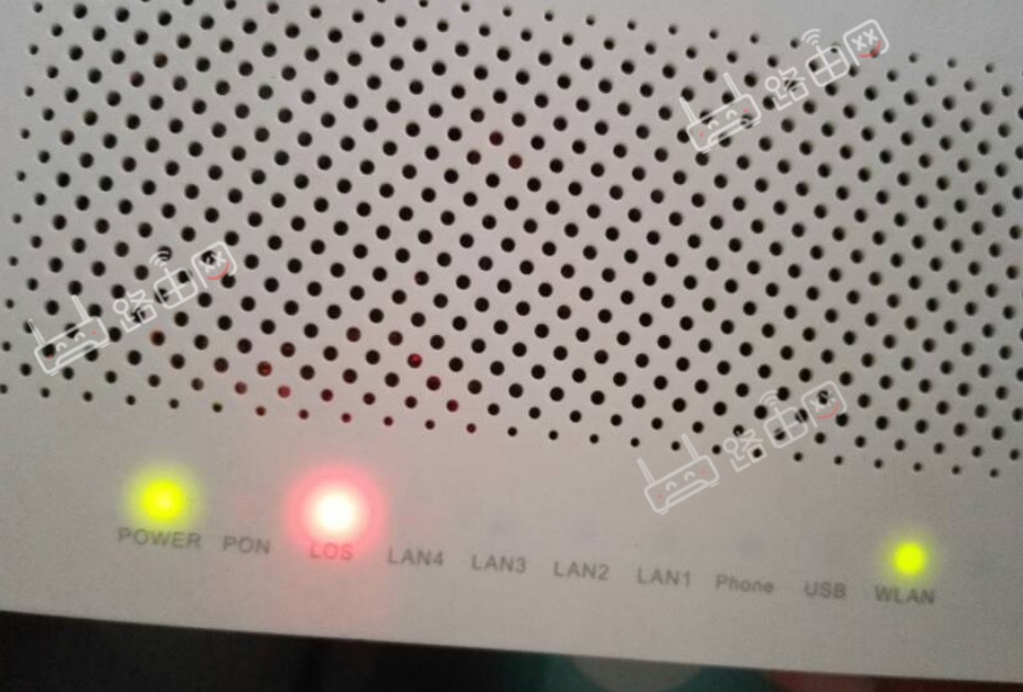 電信光貓los燈亮紅燈閃爍