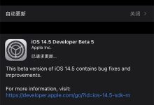 蘋果iOS 14.5/iPadOS 14.5 Beta 5 發(fā)布-有卡有網