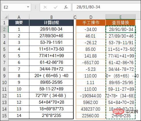 實(shí)用Excel技巧分享：快速計(jì)算數(shù)學(xué)表達(dá)式的3個小妙招