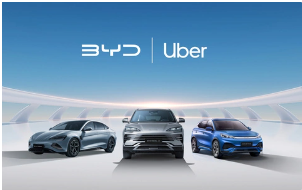 比亞迪攜手優(yōu)步，10萬輛新能源車強勢進軍全球打車市場