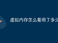 虛擬內(nèi)存怎么看用了多少-路由網(wǎng)