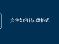 文件如何轉(zhuǎn)u盤格式-路由網(wǎng)