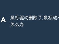 鼠標(biāo)驅(qū)動(dòng)刪除了,鼠標(biāo)動(dòng)不了怎么辦-路由網(wǎng)