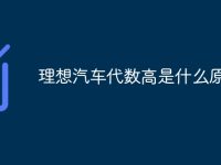 理想汽車(chē)代數(shù)高是什么原因-路由網(wǎng)