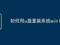 如何用u盤重裝系統(tǒng)win10-路由網(wǎng)