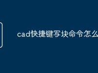 cad快捷鍵寫(xiě)塊命令怎么用-路由網(wǎng)