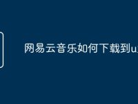 網(wǎng)易云音樂如何下載到u盤-路由網(wǎng)
