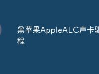 黑蘋果AppleALC聲卡驅(qū)動教程-路由網(wǎng)