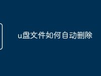 u盤文件如何自動(dòng)刪除-路由網(wǎng)