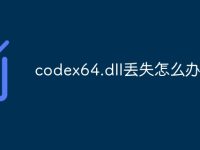 codex64.dll丟失怎么辦-路由網(wǎng)